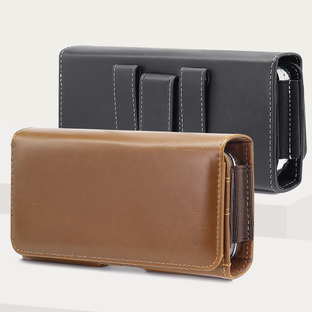 Dual Phone Holder - Pochette de téléphone horizontale universelle en