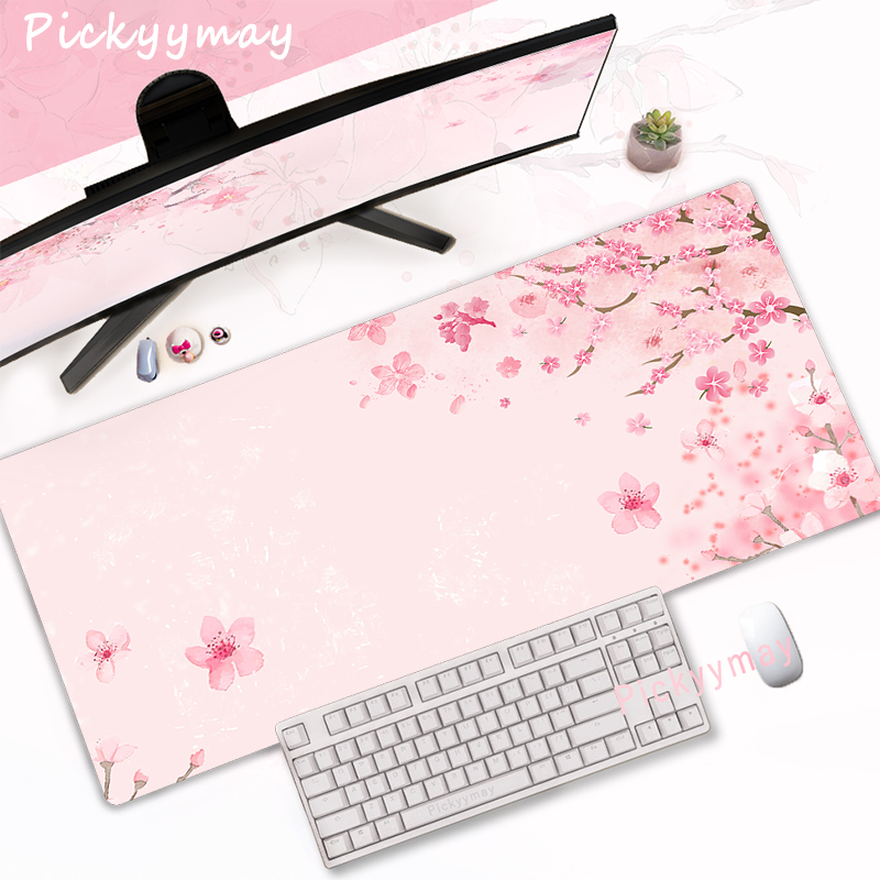 Desk Setup Keyboard - Tapis de souris fleurs de cerisier