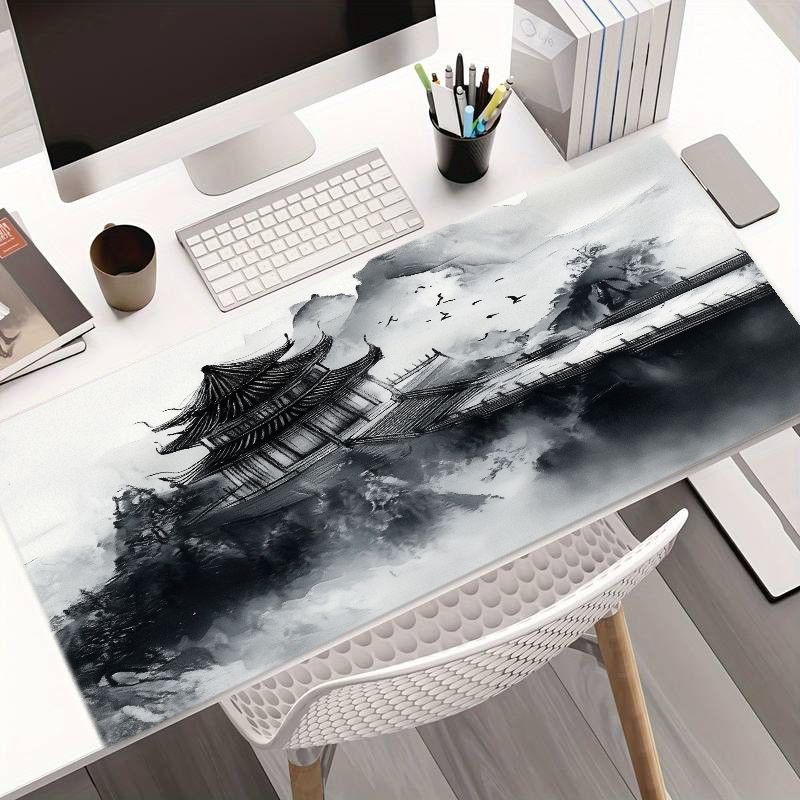 Desk Setup Art - Tapis de souris fantaisie en fer