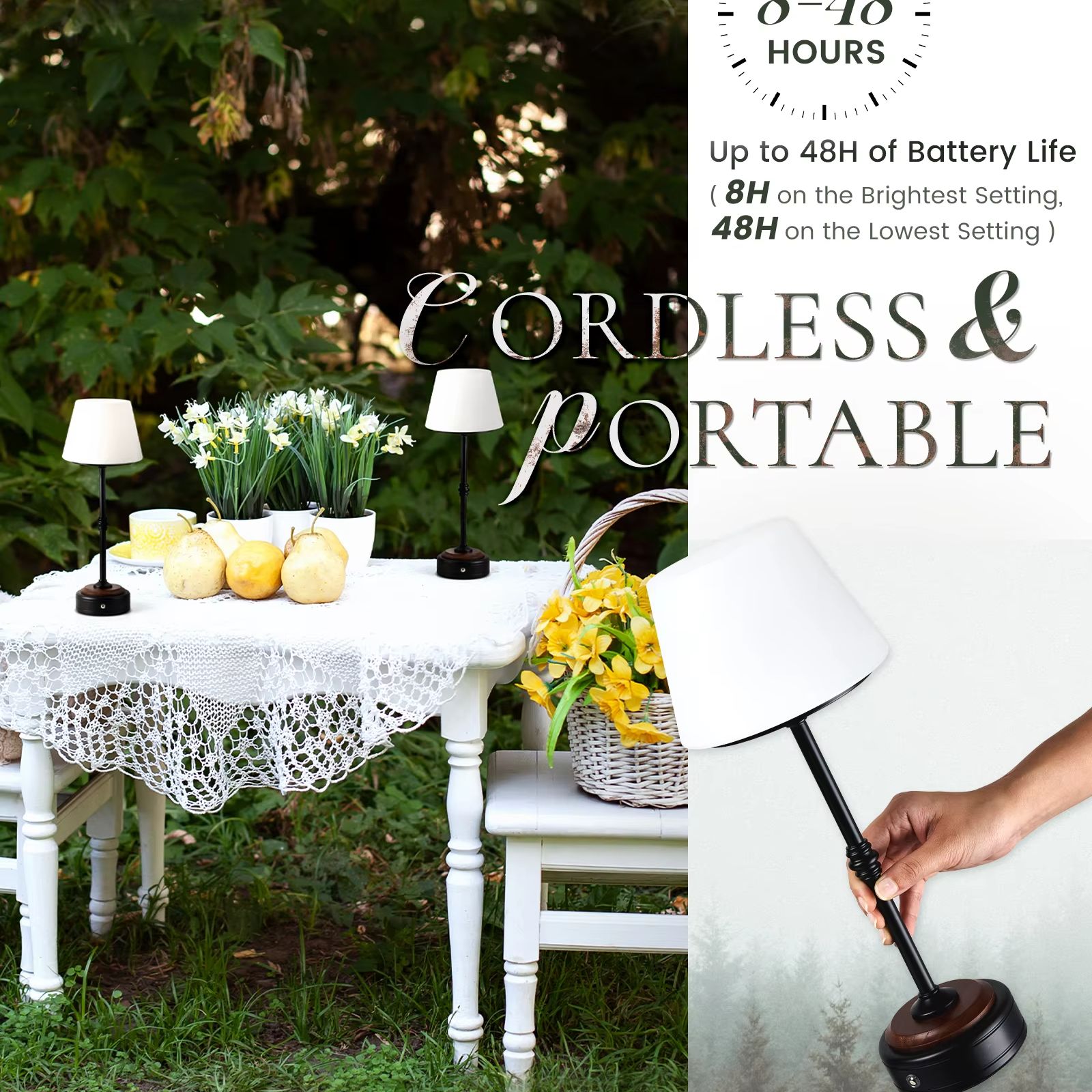 Desk Setup Table - Ensemble de lampes de table sans