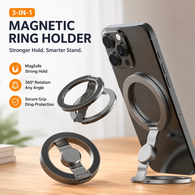 Dual Phone Holder - Support de téléphone magnétique Magsafe à