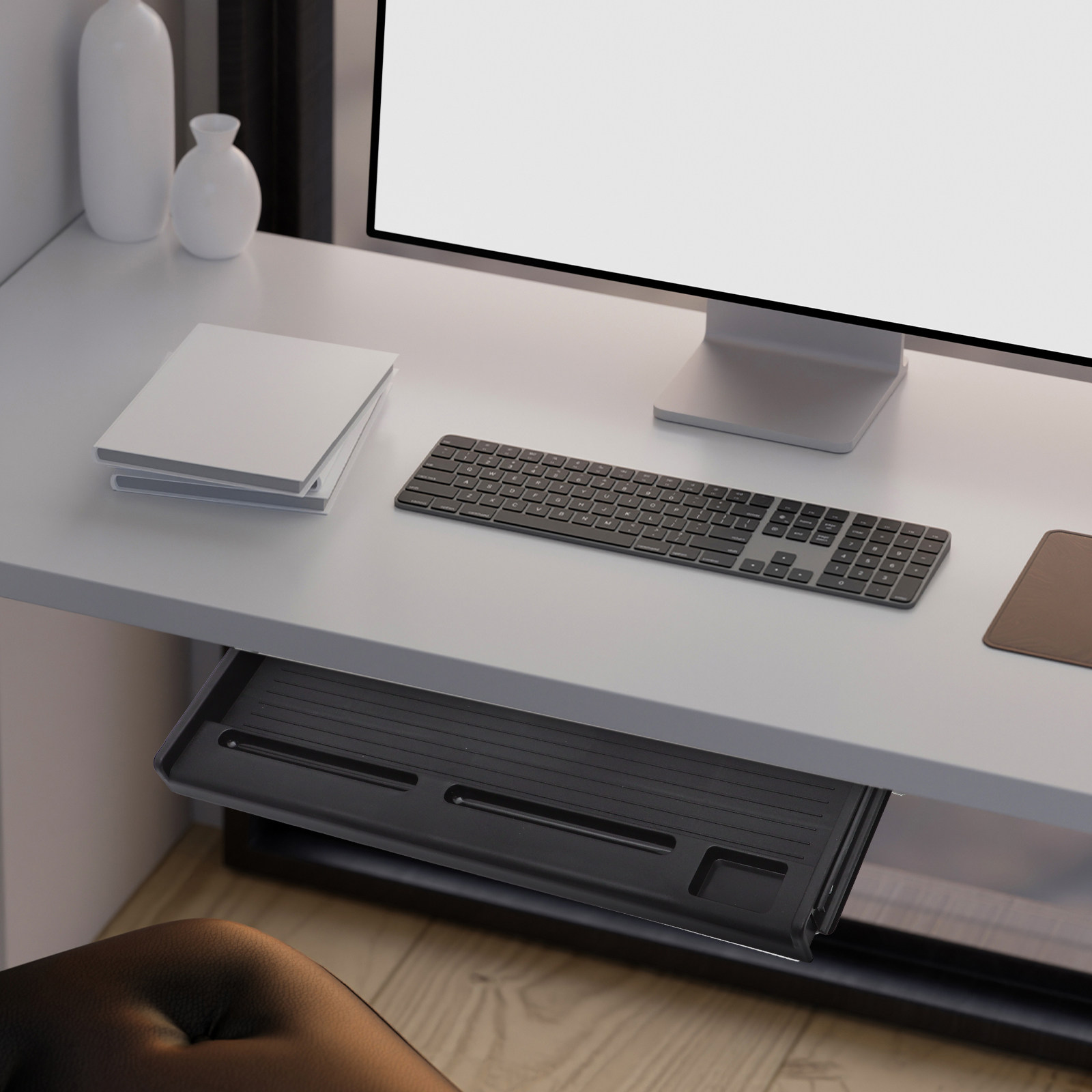 Desk Setup Keyboard - 1 ensemble de plateau coulissant pour