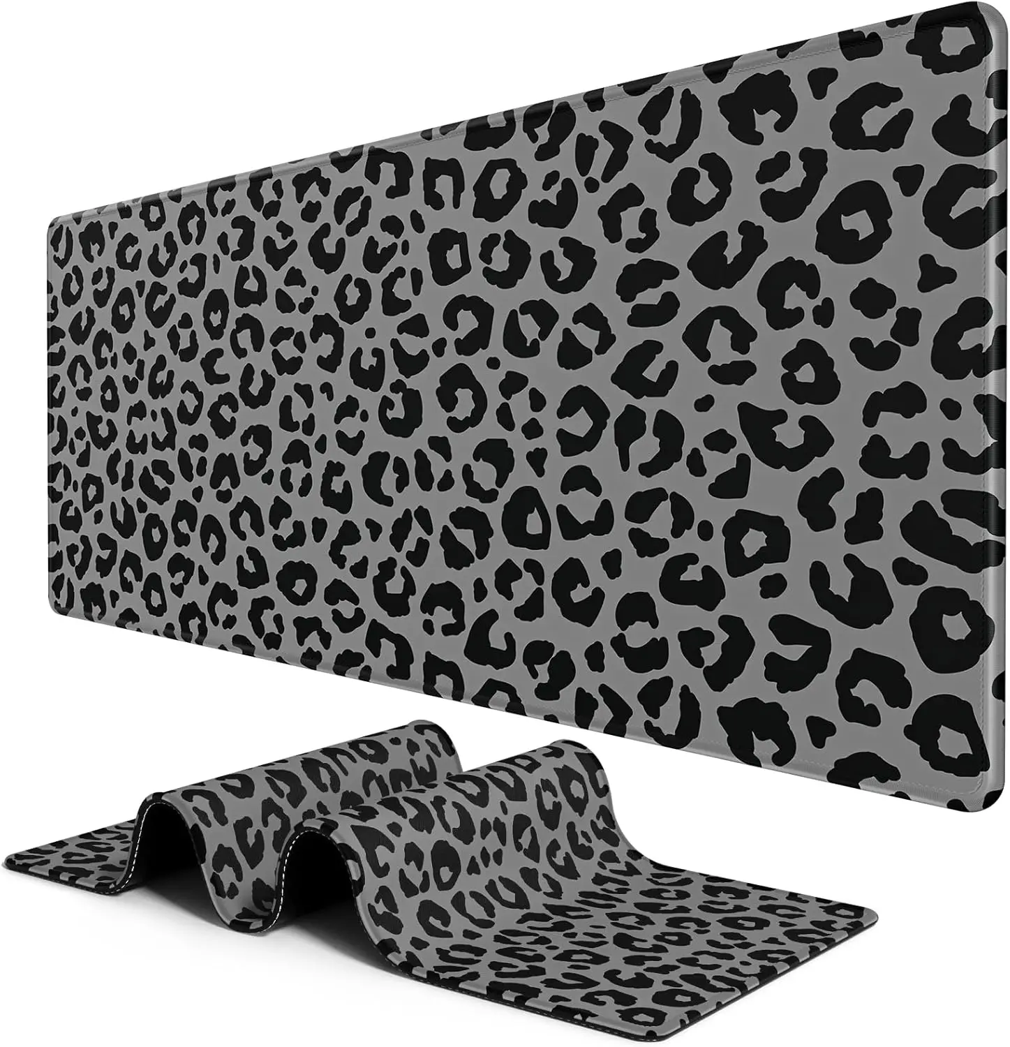 Desk Setup Grey - Grand tapis de souris élégant gris