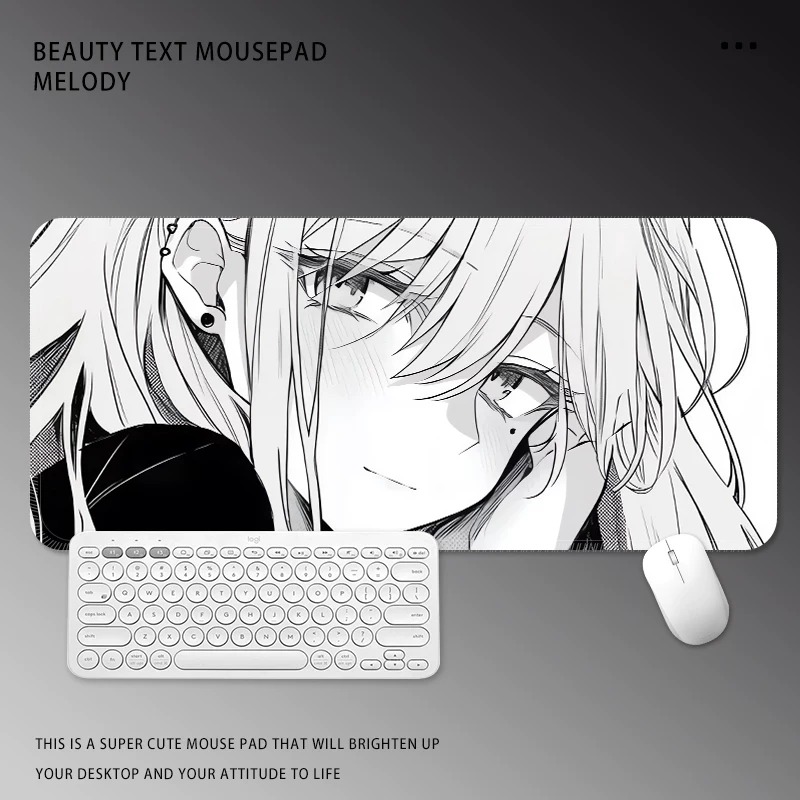 Tapis de Souris Manga Noir et  - Desk Setup Black And White avis et prix