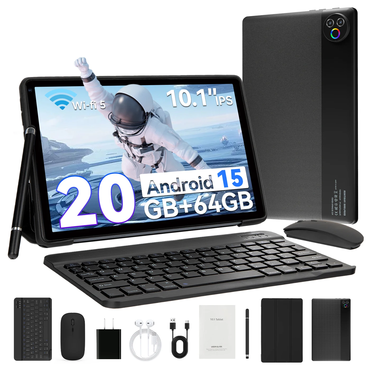 URAO Android 15 tablette 10.1  - Desk Setup Keyboard avis et prix