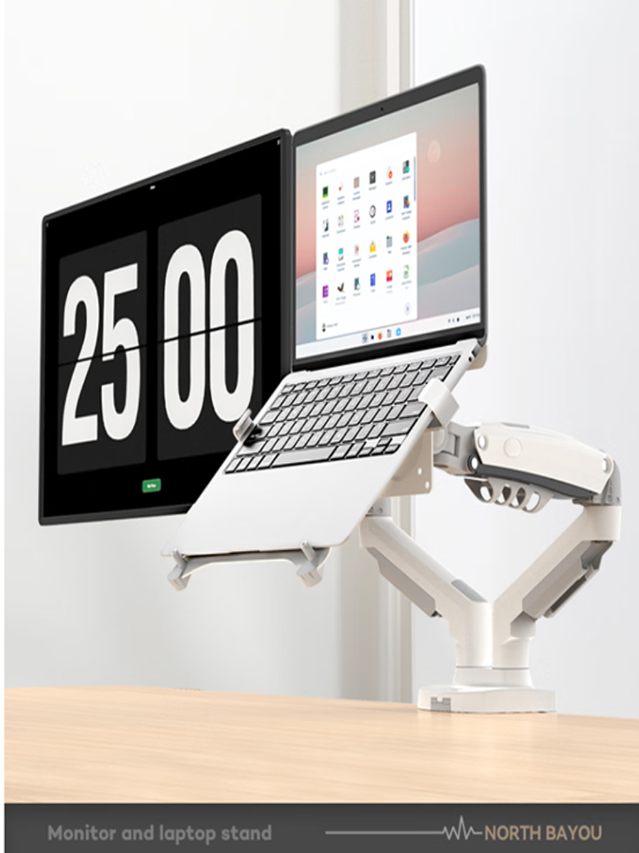 Bureau NB F160 + FP-2 ressort  - Dual Monitor Desk Setup avis et prix