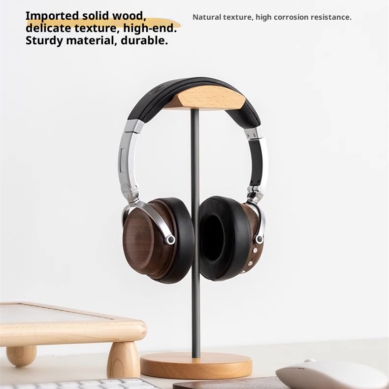 Support pour casque en bois de - Desk Setup Table avis et prix