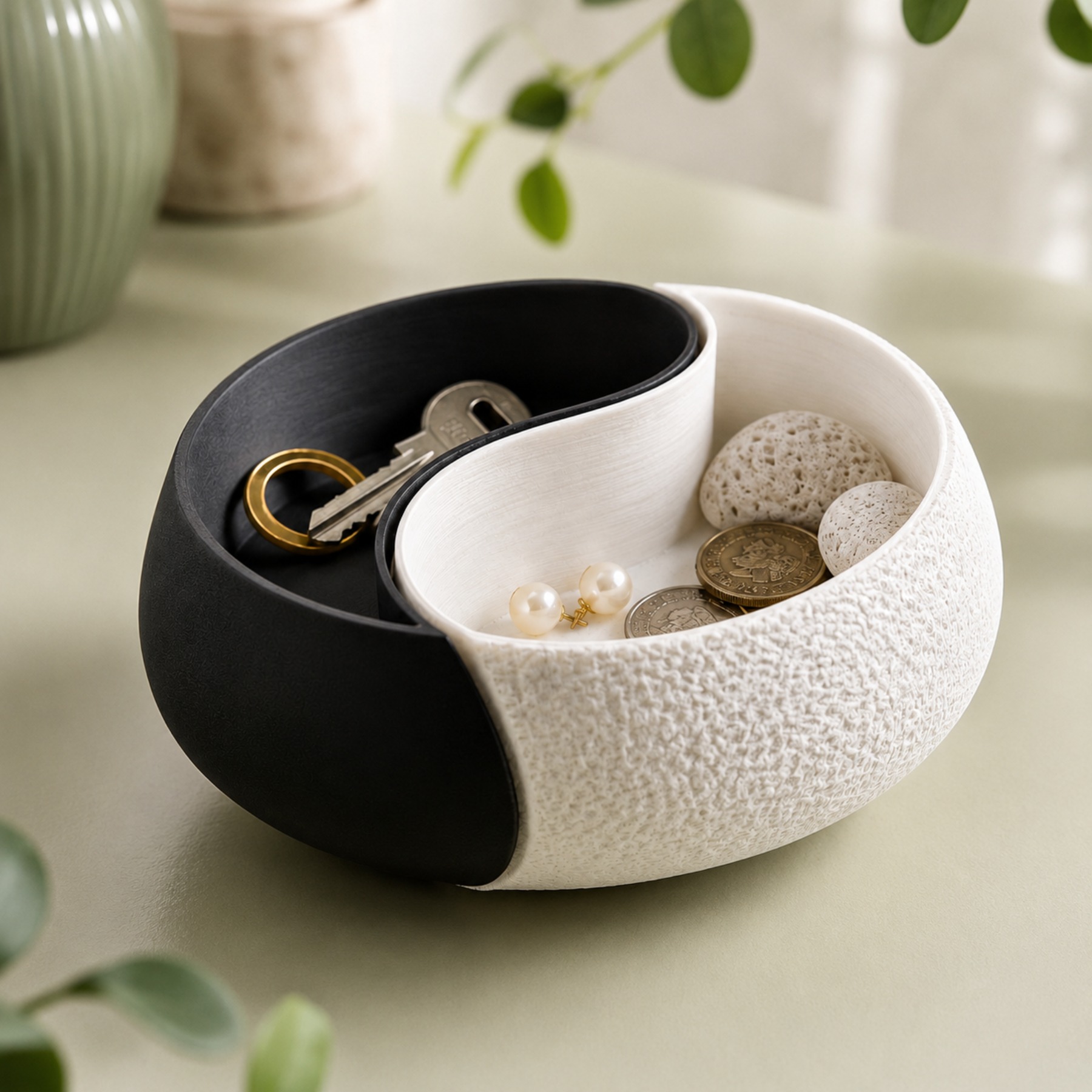 Bol de rangement monobloc noir - Desk Setup Black And White avis et prix
