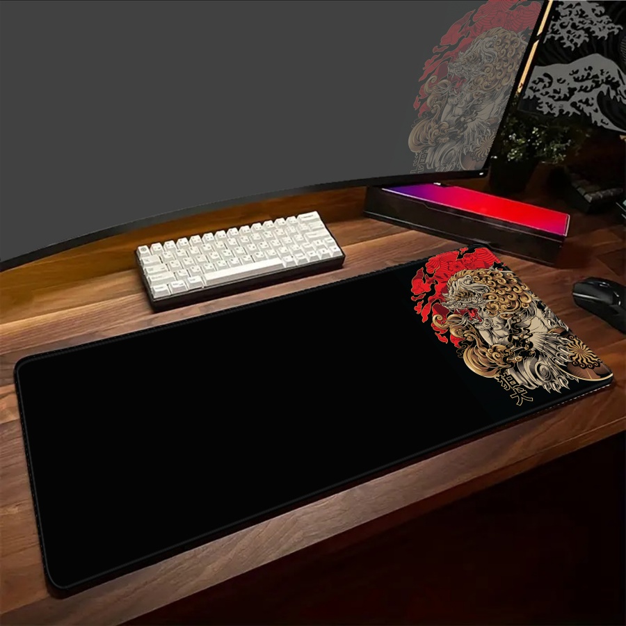 Tapis de souris noir ONI, gran - Desk Setup Art avis et prix
