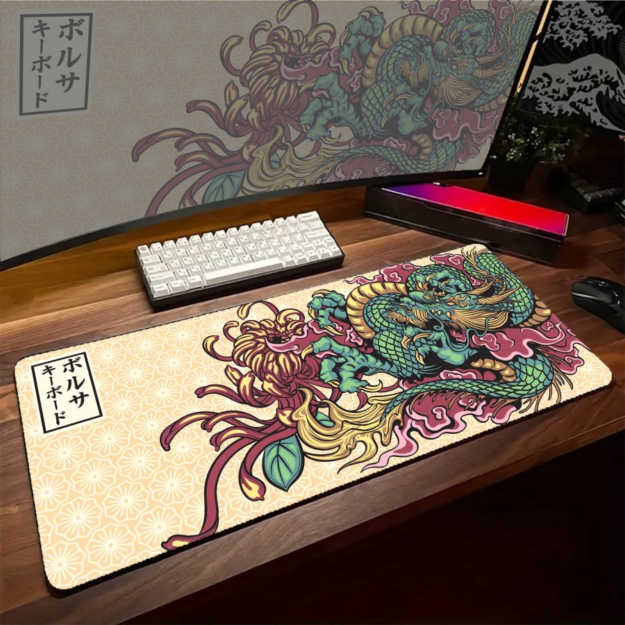 Tapis de souris noir ONI, gran - Desk Setup Art avis et prix