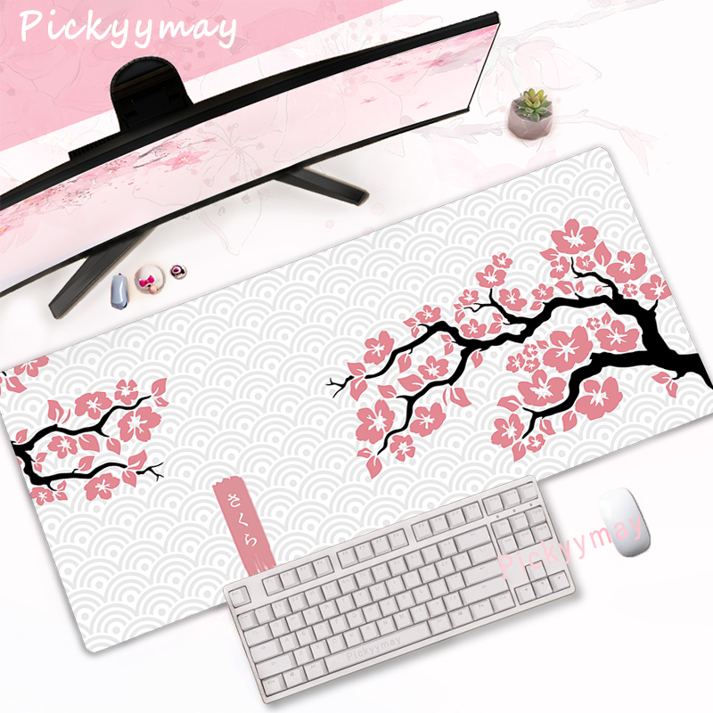Tapis de souris fleurs de ceri - Desk Setup Keyboard avis et prix