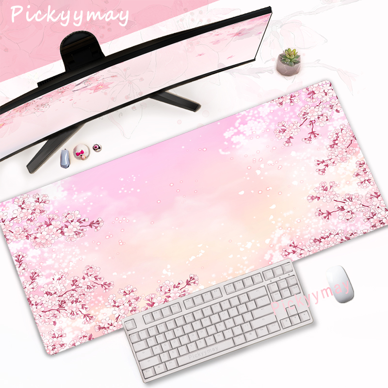 Tapis de souris fleurs de ceri - Desk Setup Keyboard avis et prix