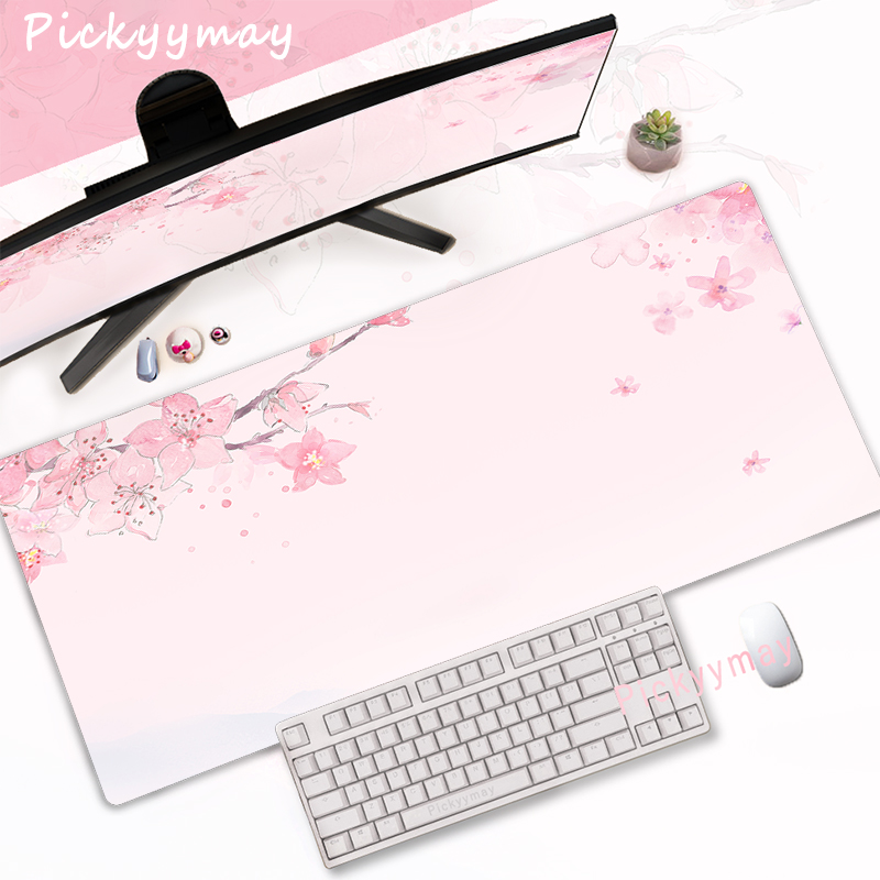 Tapis de souris fleurs de ceri - Desk Setup Keyboard avis et prix