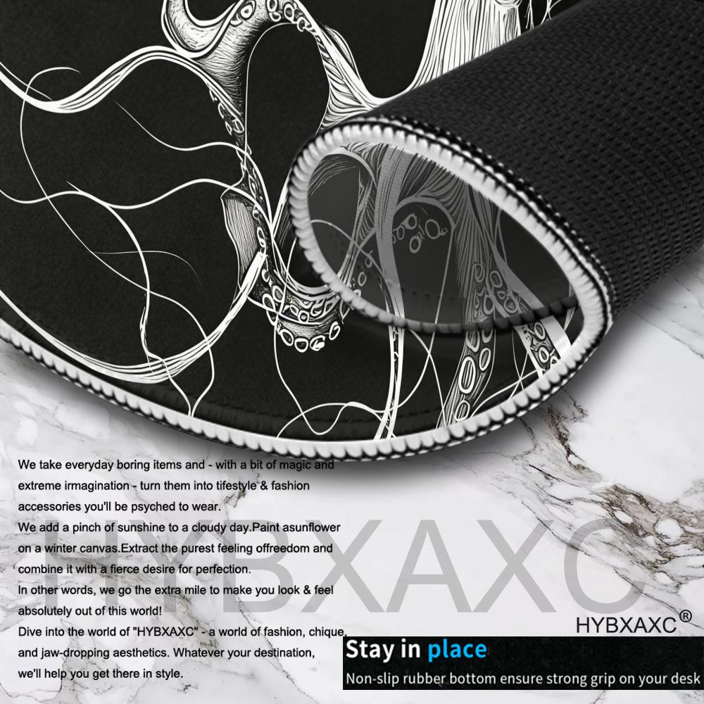 Tapis de souris HYBXAXC Octopu - Desk Setup Black And White avis et prix
