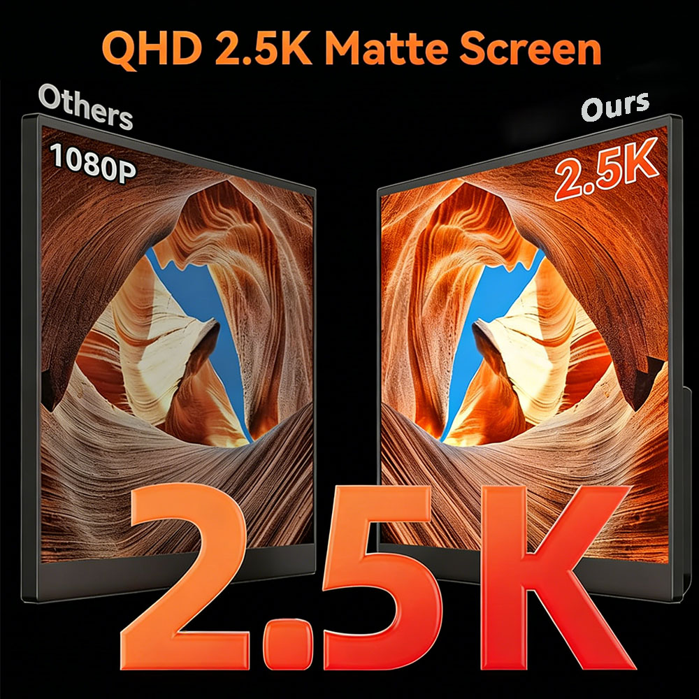 Moniteur de jeu MAFNKOU 16 pou - Dual Monitor Desk Setup avis et prix