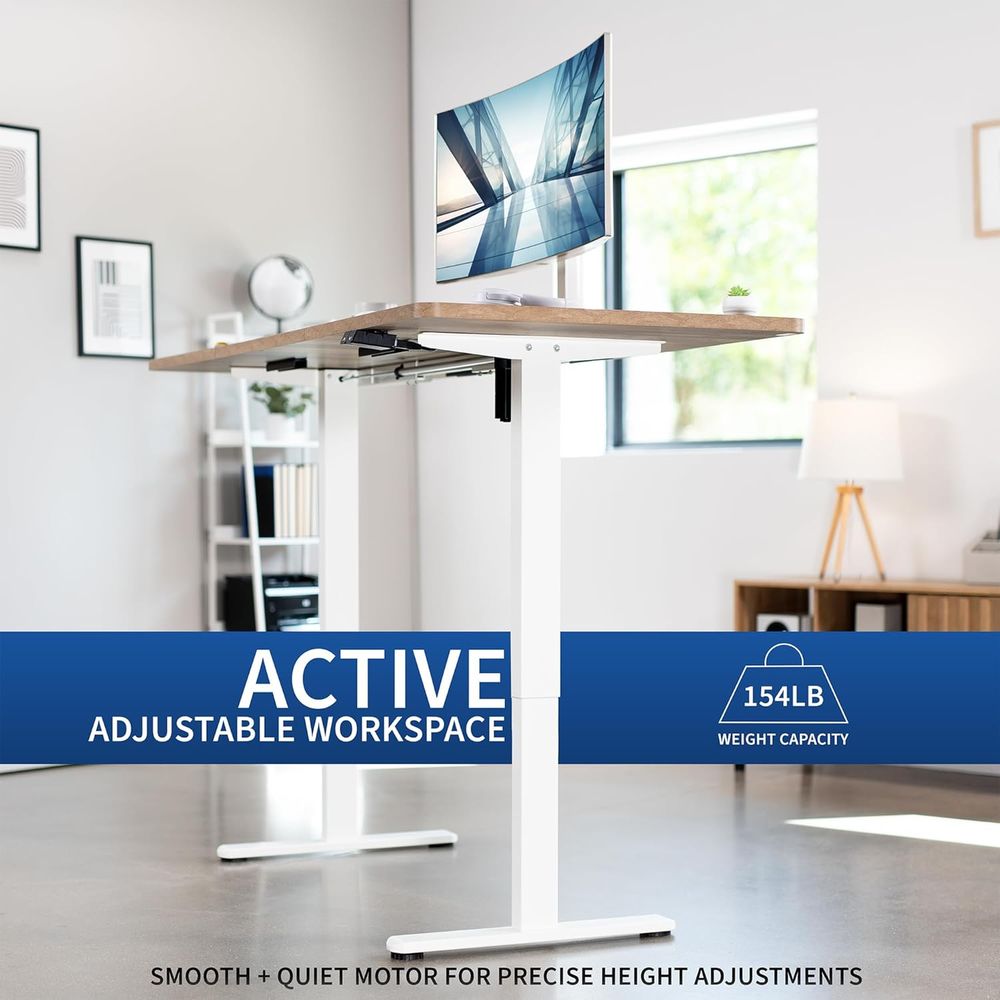 Bureau électrique sur pied de  - Desk Setup Height avis et prix