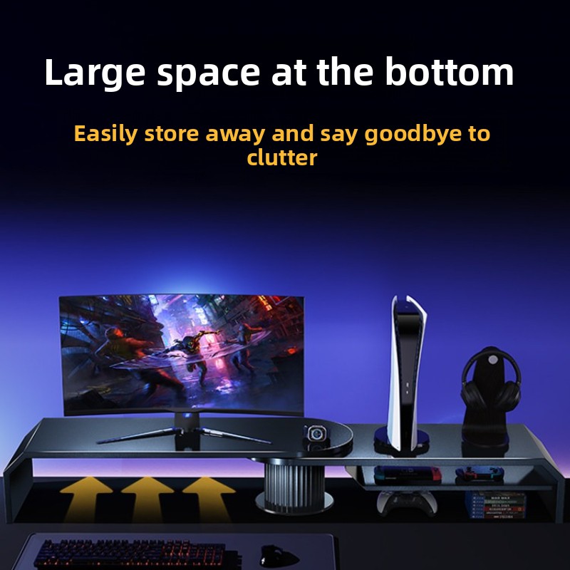 Support de bureau réglable et  - Dual Monitor Desk Setup avis et prix