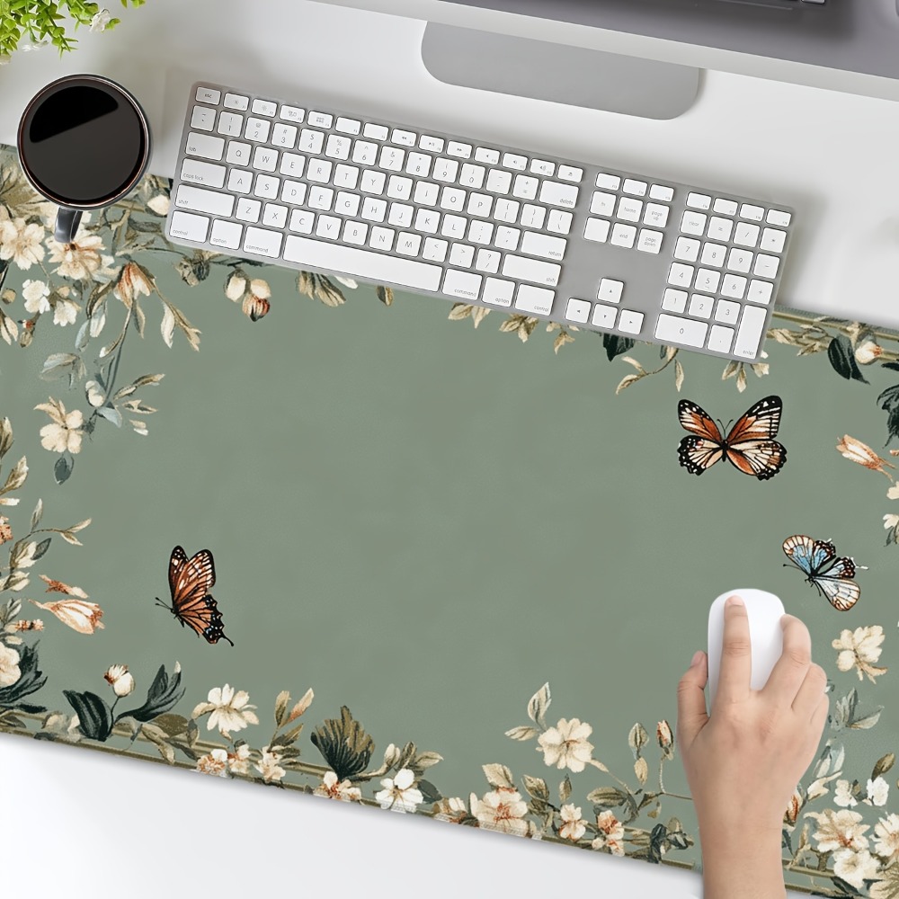 Tapis de table à motif papillo - Desk Setup Art avis et prix
