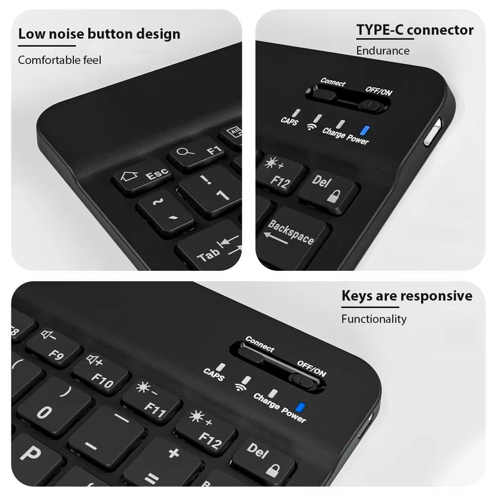 Clavier sans fil Bluetooth pou - Desk Setup Keyboard avis et prix