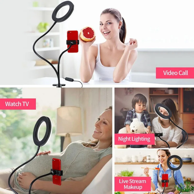 Anneau lumineux Led double lum - Dual Phone Holder avis et prix
