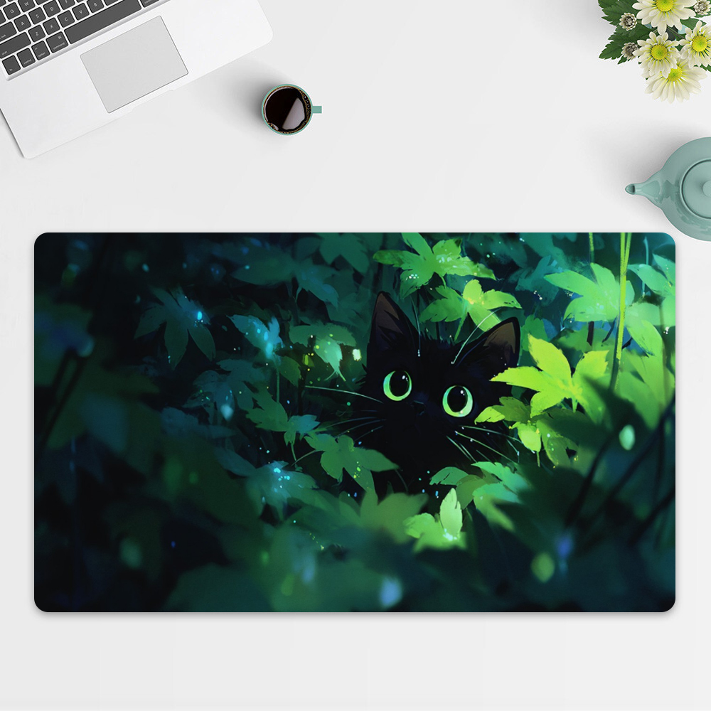 Tapis de jeu Black Cat pour MT - Desk Setup Art avis et prix
