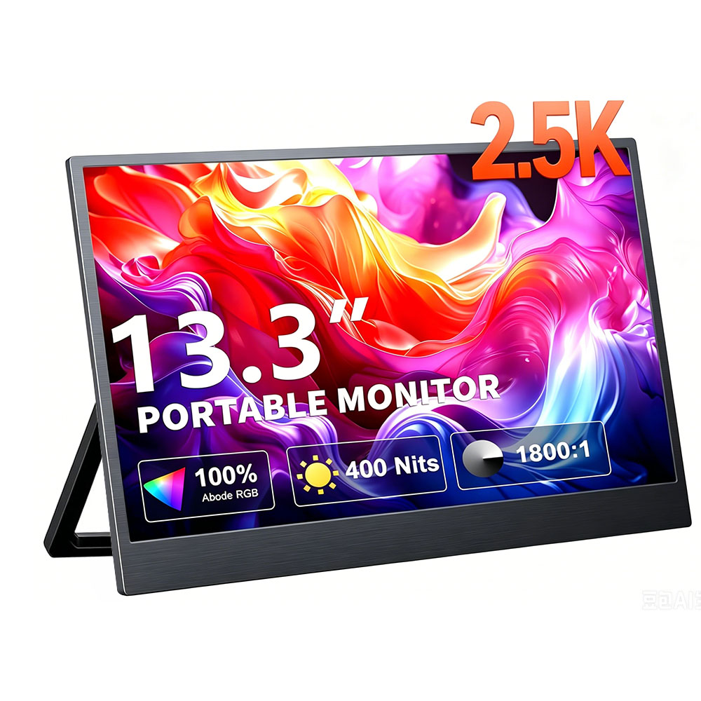 MAFNKOU Moniteur portable 13,3 - Dual Monitor Desk Setup avis et prix