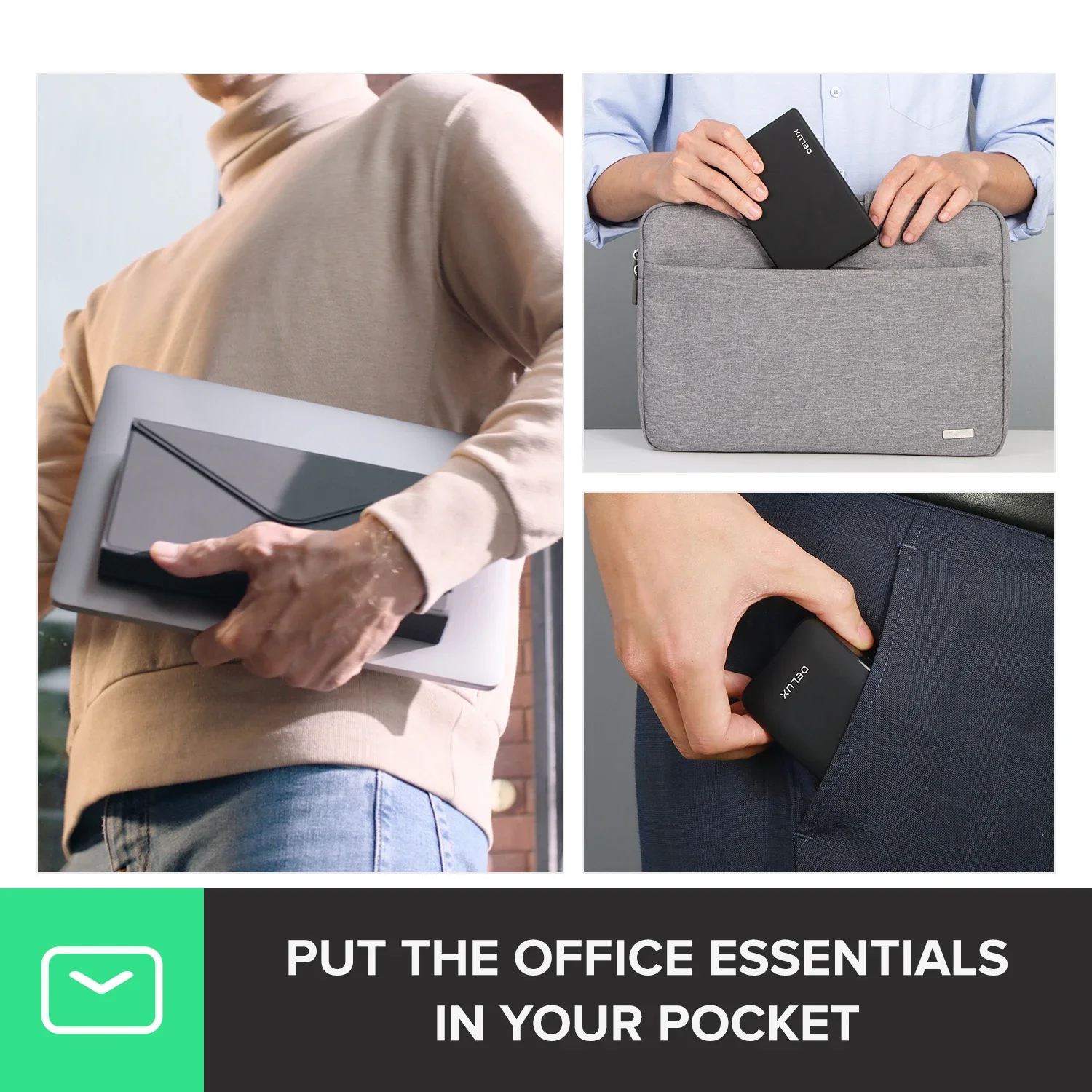 Delux-Ensemble clavier et sour - Desk Setup Keyboard avis et prix