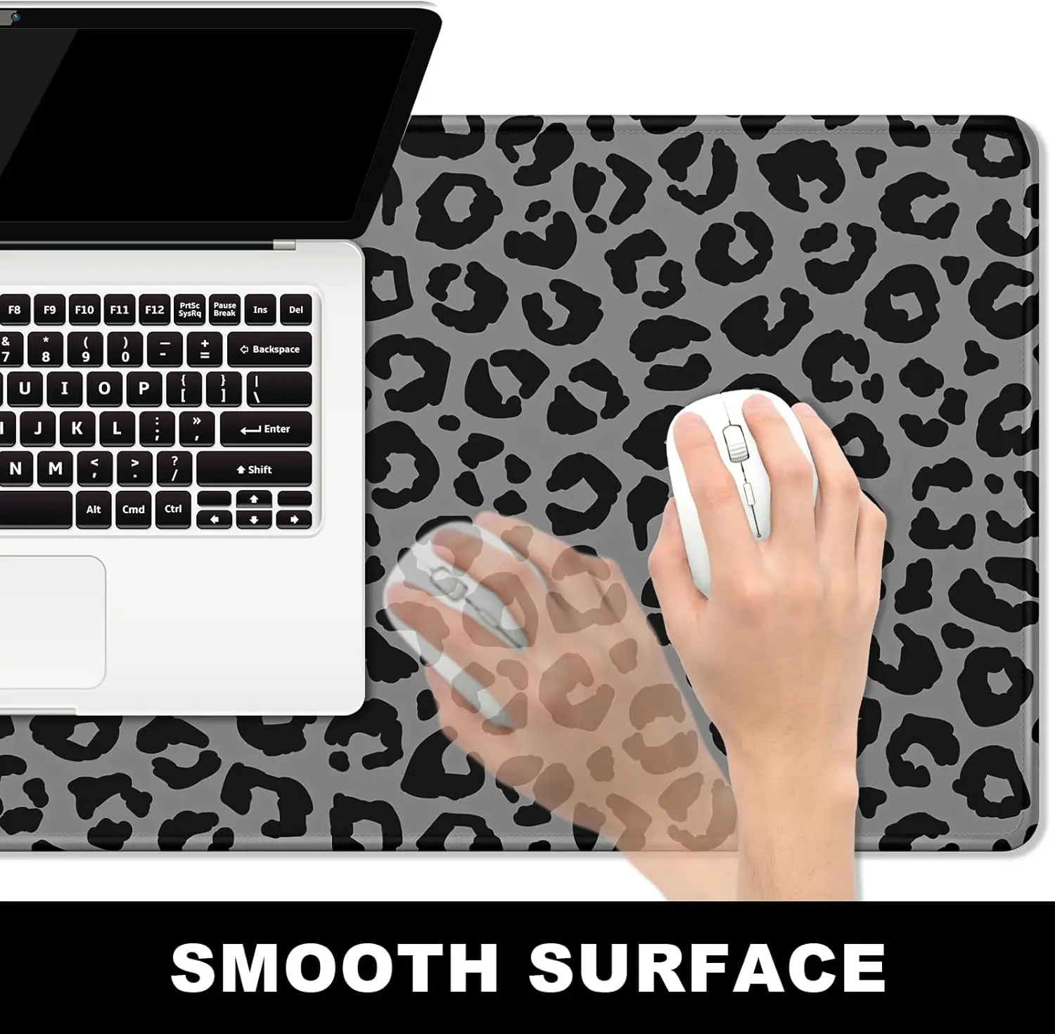 Grand tapis de souris élégant  - Desk Setup Grey avis et prix