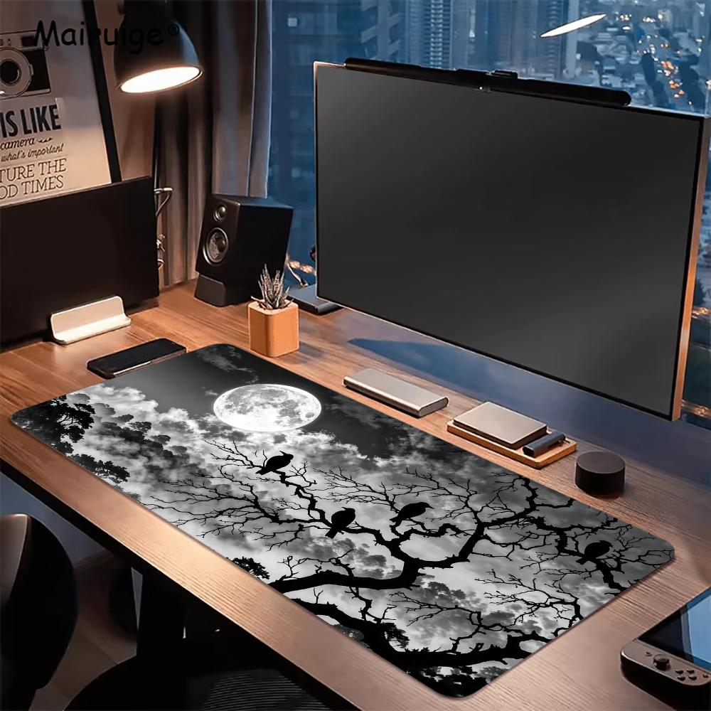 Grand tapis de souris gris eff - Desk Setup Grey avis et prix