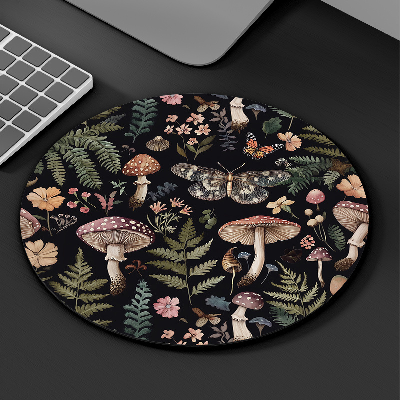 Tapis de souris rond en caoutc - Desk Setup Keyboard avis et prix